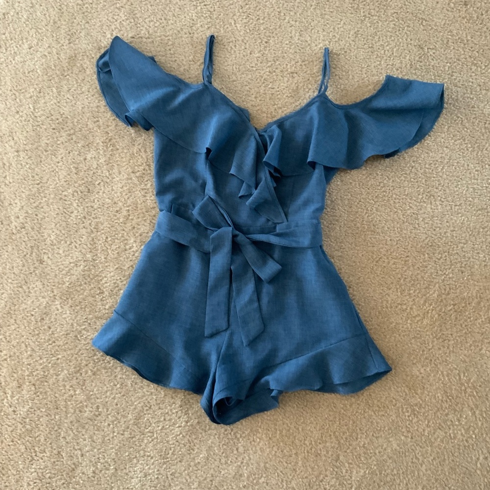 SUNSET + SPRING romper in BLUE